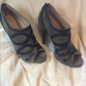 Via Spiga Peep Toe Booties